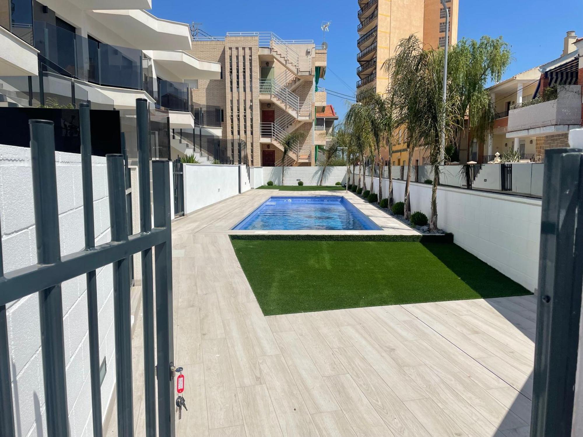 Beach Bungalow With Swiming Pool And Long Terrace San Javier Exterior foto