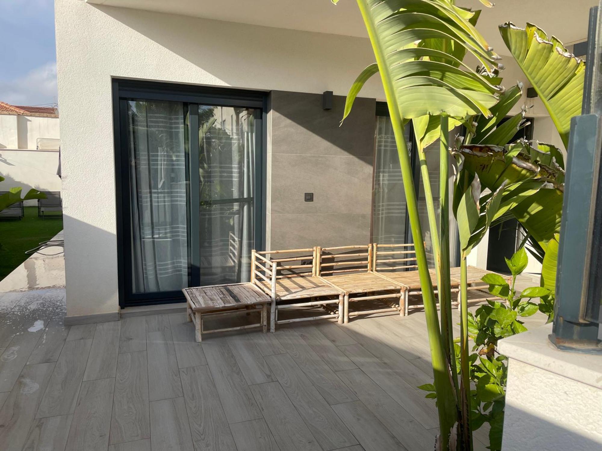 Beach Bungalow With Swiming Pool And Long Terrace San Javier Exterior foto